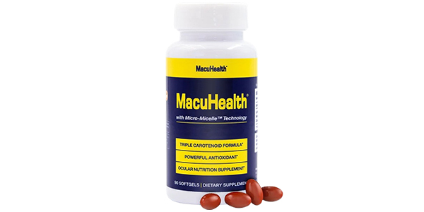 MacuHealth Review — Eye Health Supplement Bottle for Vision Support