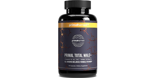 Primal Total Male+ Review – Bottle Image of Men’s Vitality Supplement