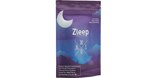 Zleep Patches Bottle – Transdermal Sleep Aid with Natural Ingredients