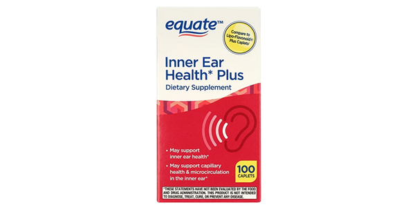 Equate Inner Ear Health Plus Review – Supplement Bottle Image
