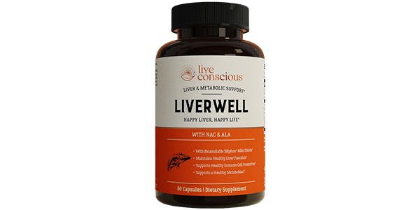 Live Conscious Liverwell Review – Liver Support Supplement Bottle