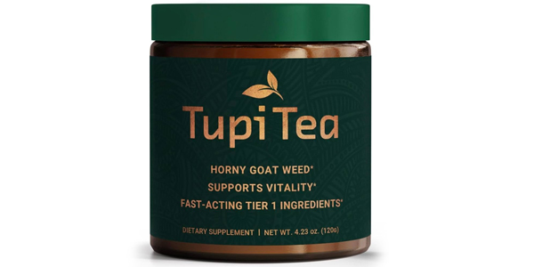TupiTea Review – Bottle Image of TupiTea Male Vitality Supplement