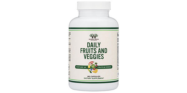 Double Wood Daily Fruits and Veggies Review – Supplement Bottle Image