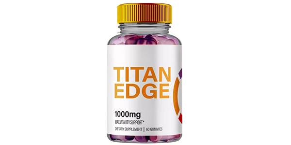 Titan Edge Gummies Review – Male Enhancement Supplement Bottle