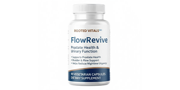 FlowRevive Review: FlowRevive Prostate Health Supplement Bottle