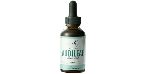 AudiLeaf Review – Ear Health Supplement Bottle for Hearing & Clarity